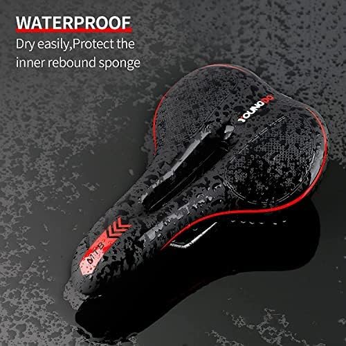 YOUNGDO Fahrradsattel Gel, Fahrradsitz mit Stossdämpfend und Atmungsaktiv, Ergonomisch Fahrrad Satte