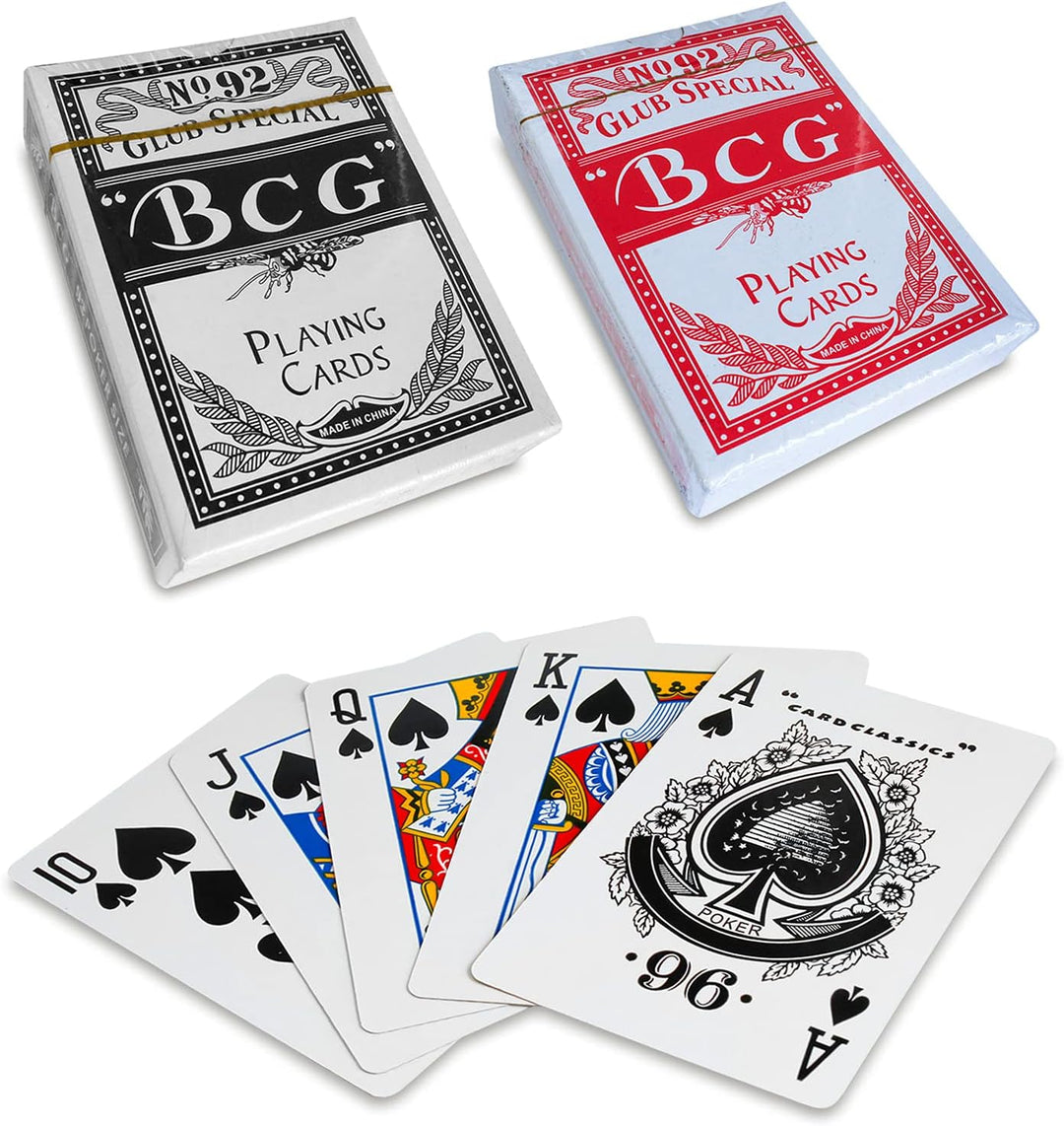 Eaxus® Deluxe Pokerkoffer - Hochwertiges Profi Pokerset mit 500 Laser Chips, Kartendecks & Würfeln D