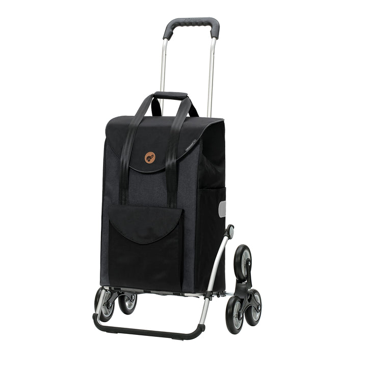 Andersen Shopper Treppensteiger Royal Alu klappbar mit Rad Ø 3 x 13 cm und 49 Liter Tasche Senta sch