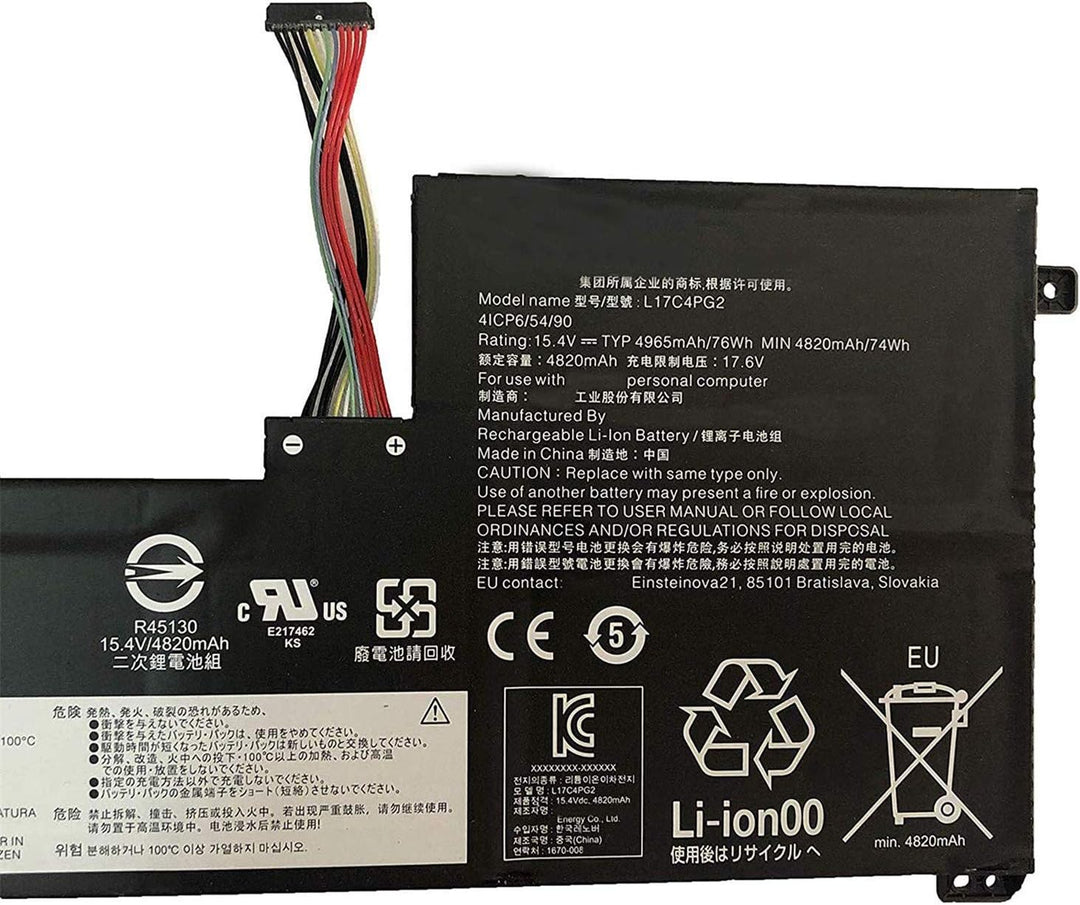 L17C4PG2 L17M4PG2 L18C4PG1 5B10Q88556 5B10Q88558 5B10T11520 5B10W67371 5B10W67206 Laptop-Akku-Ersatz