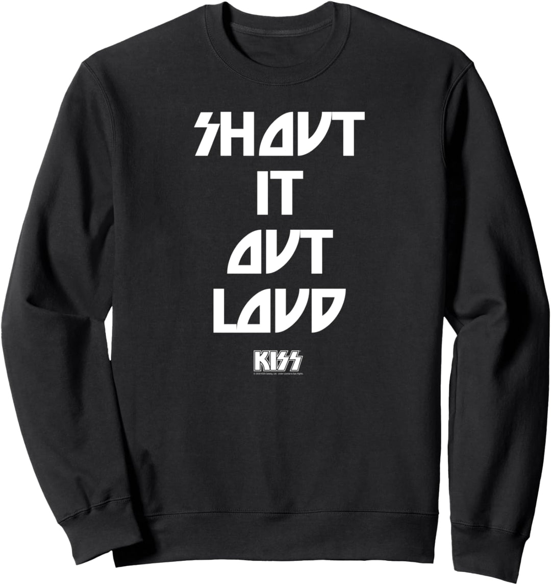 KISS - Shout It Out Loud Songtext Sweatshirt