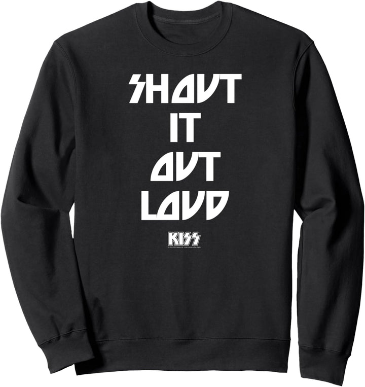KISS - Shout It Out Loud Songtext Sweatshirt