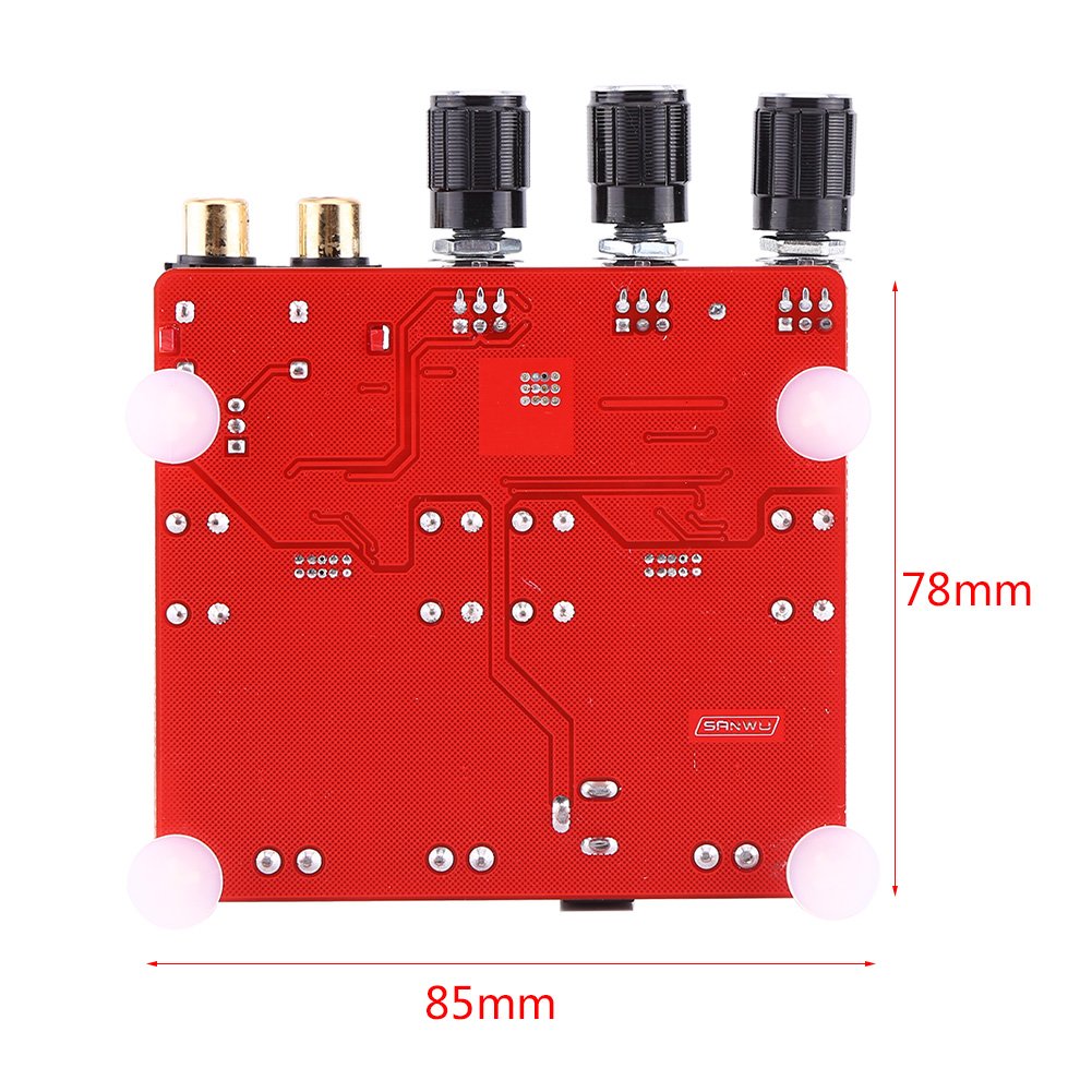 TPA3118 2.1-Kanal Audioverstärkerplatine Gleichstrom 12V-26V 30W+30W+60W Digitale Subwoofer-Leistung