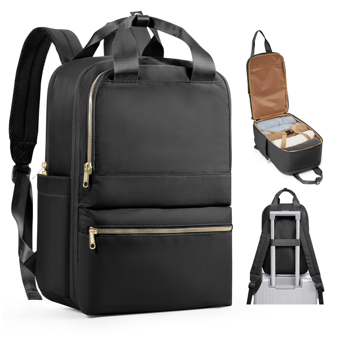 Reiserucksack Schwarz Damen Ryanair Handgepäck 40x20x25 Rucksack Handgepäck Flugzeug Rucksack 40x20x