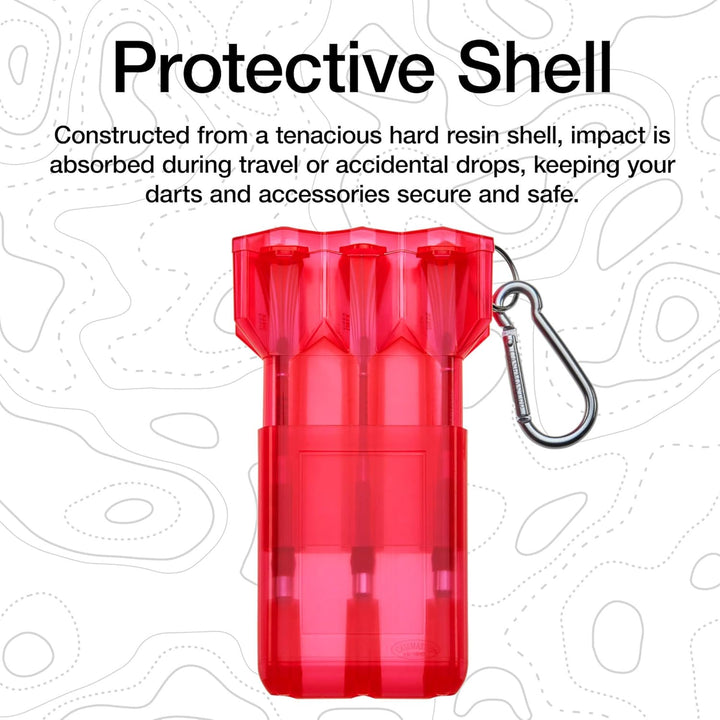 Casemaster von GLD Products Nomad verstellbare Darttasche Rot, Rot