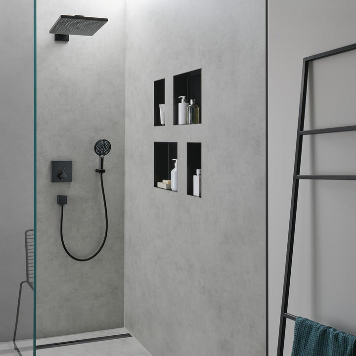 hansgrohe Raindance Select S - wassersparender Duschkopf 8 l/min (EcoSmart), Handbrause mit 3 Strahl