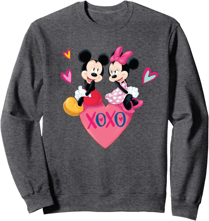 Disney Mickey Mouse and Minnie XOXO Valentine's Day Sweatshirt