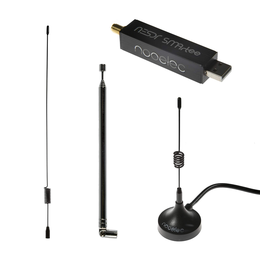 Nooelec NESDR SMArTee v2 Bundle - Premium RTL-SDR Mit Integriertem Bias T-Stück, Aluminiumgehäuse, 0