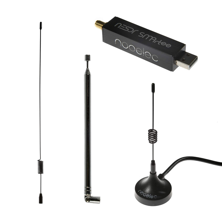 Nooelec NESDR SMArTee v2 Bundle - Premium RTL-SDR Mit Integriertem Bias T-Stück, Aluminiumgehäuse, 0