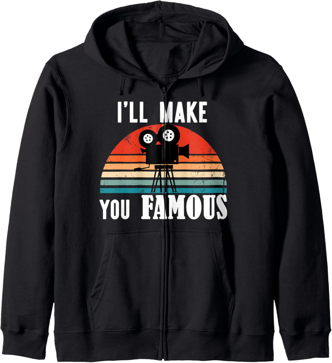 Vintage Retro Kamera Fotograf Filmemacher Kapuzenjacke