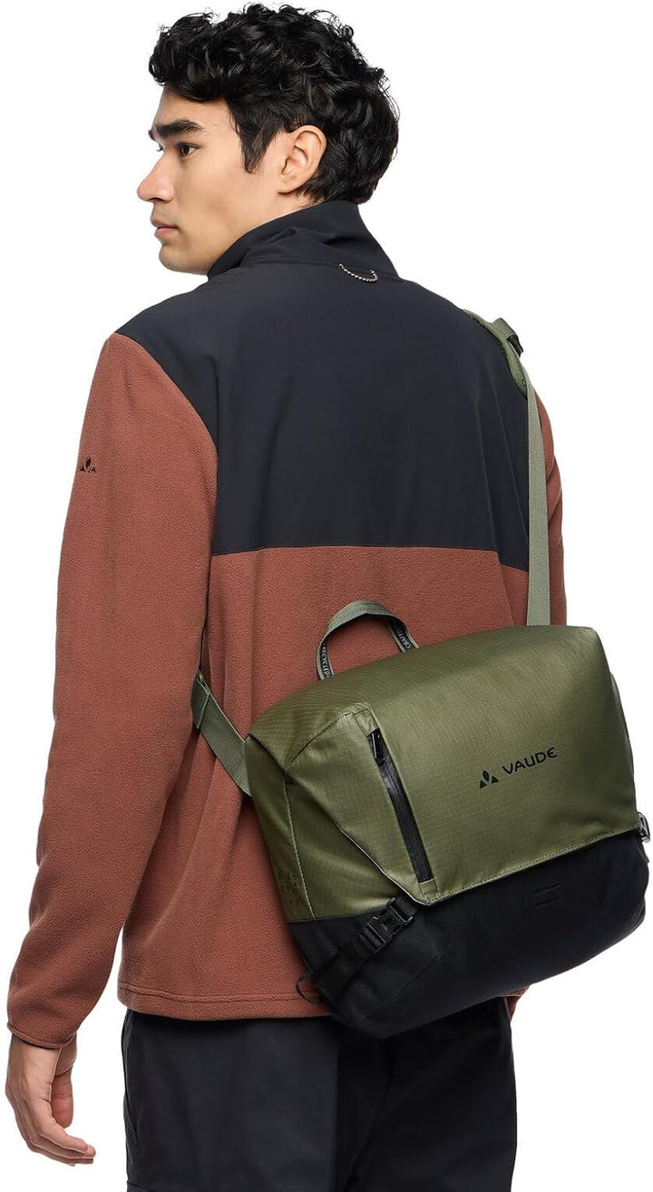 VAUDE Damen Herren Umhängetasche CityMessenger One Size Einheitsgrösse Khaki, Einheitsgrösse Khaki