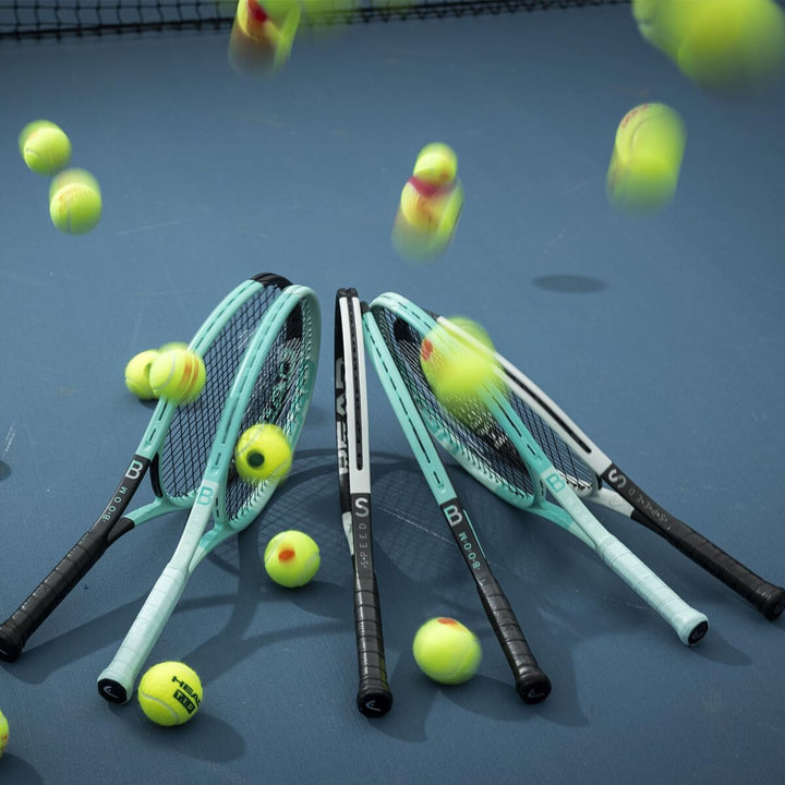 HEAD Boom Jr.25 2024 Tennisschläger, Schwarz/Mint, 8-10 Jahre