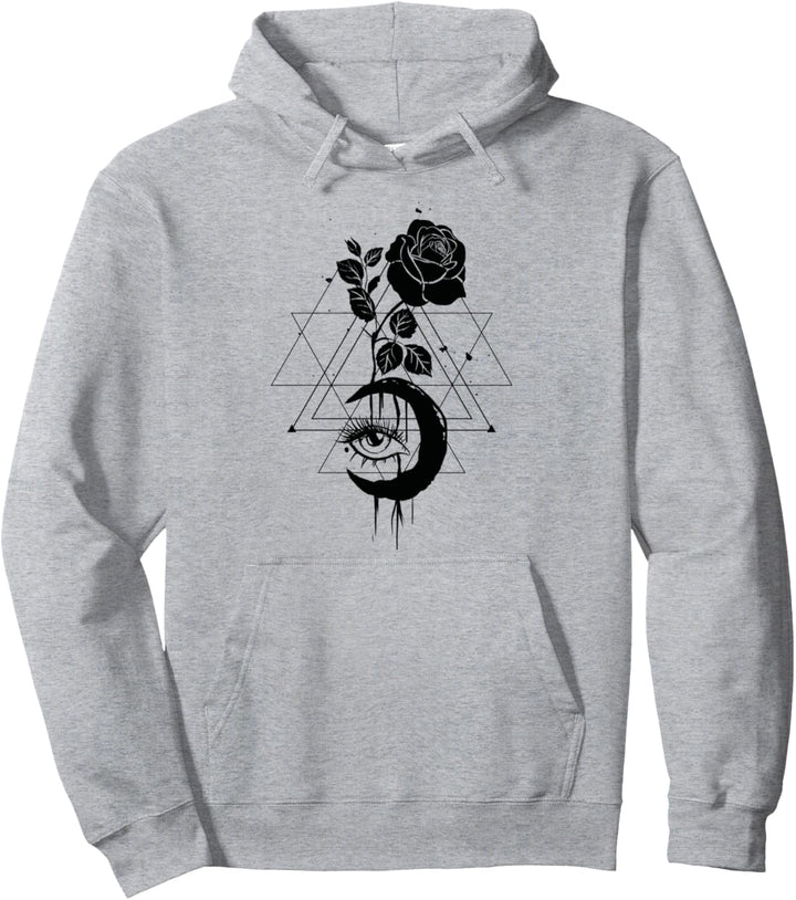 Moon Rose Original | Mond Rose Teufel | Mond Rose Mond Pullover Hoodie