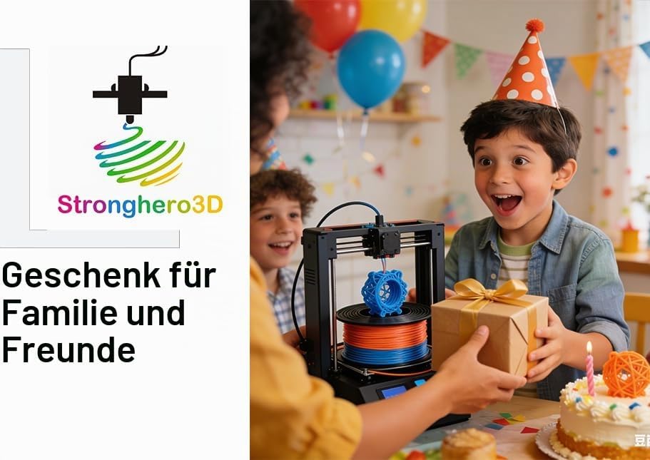 Stronghero3D PLA 3D-Drucker-Filament, 1,75 mm, Galaxie-Rot, Schwarz, Seidenviolett, Nettogewicht: 1