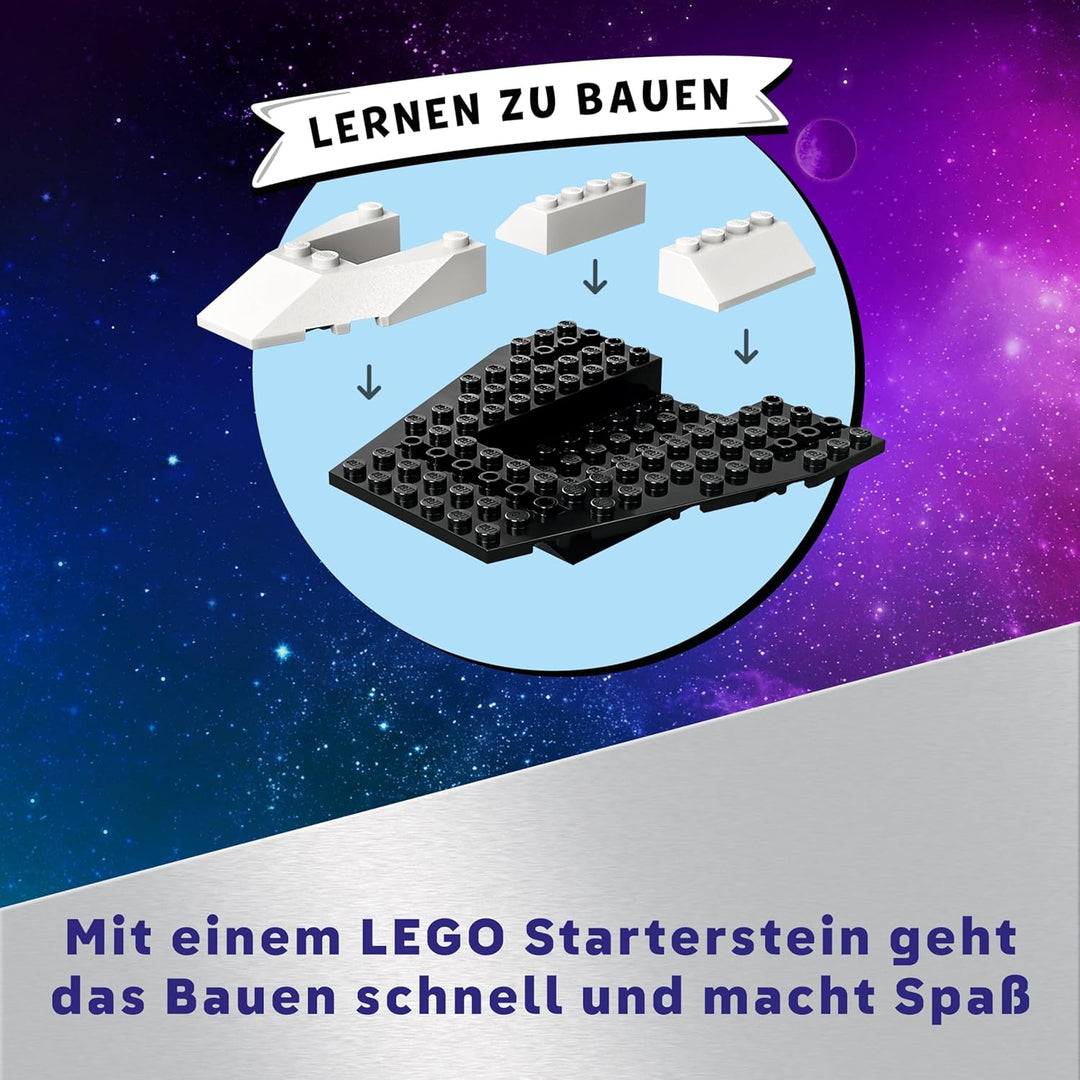 LEGO City Bergung eines Asteroiden im Weltall, Weltraum-Spielzeug mit Raumschiff, Raumstation, 2 Min