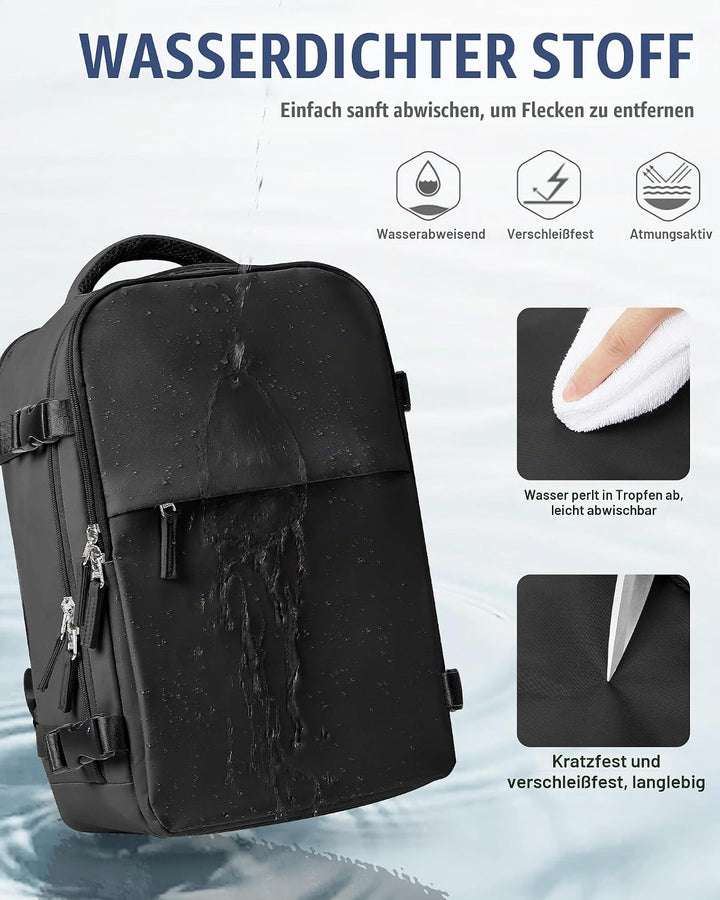 BJLFS Vakuum Rucksack 40x30x20 Handgepäck mit pumpe Reiserucksack Handgepäck Flugzeug Ryanair 40x20x