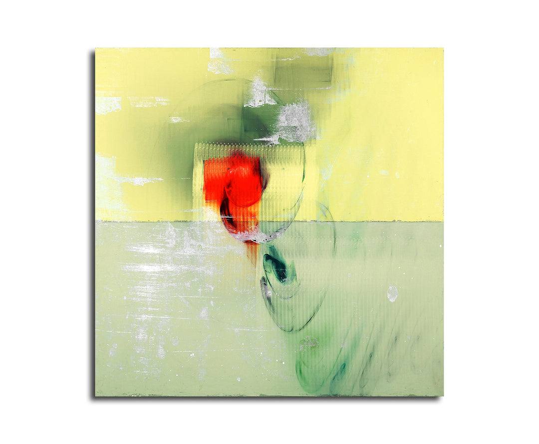 Paul Sinus Art Modernes Wandbild Abstrakt033_60x60cm Abstrakte Kunst Kunstdruck auf Leinwand Zeitlos