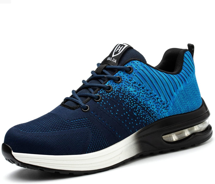 Blueskyli Sicherheitsschuhe Herren Leichte Arbeitsschuhe Damen Sportliche Atmungsaktive Stahlkappens
