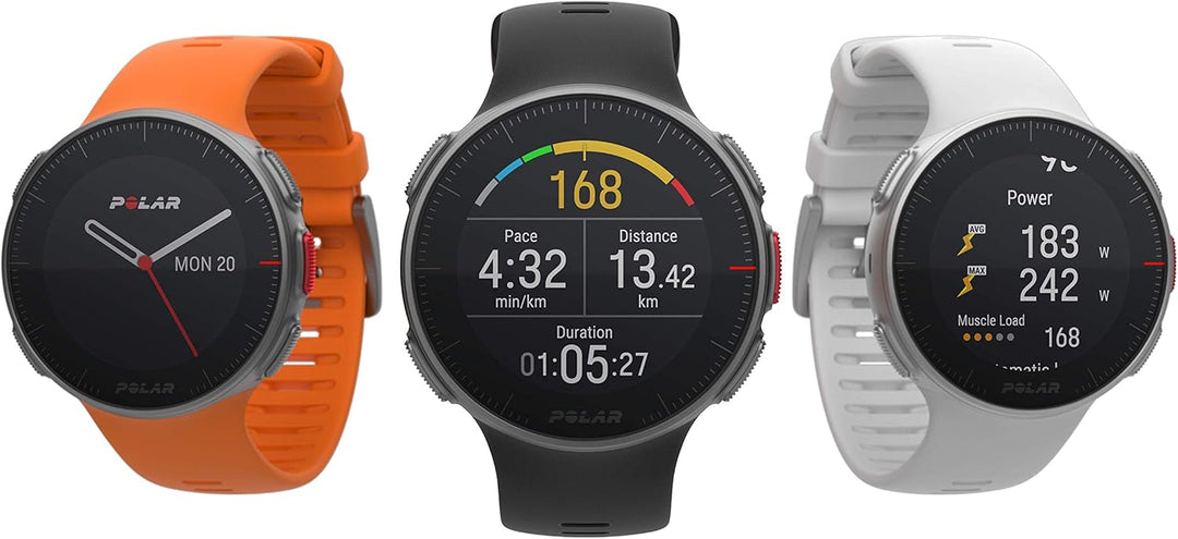Polar Vantage V Titan mit H10 Herzfrequenzsensor – Unisex Profi-Multisportuhr mit GPS und optischer