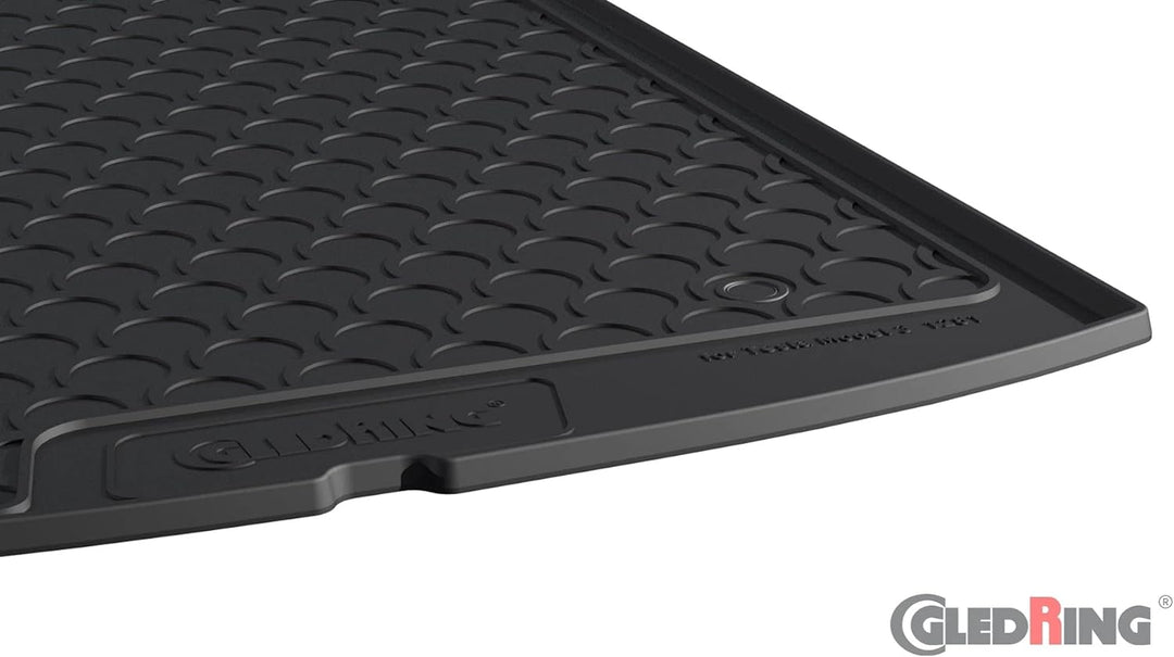 Rubbasol (Gummi) Kofferraumwanne kompatibel mit Tesla Model 3 7/2017-11/2020 & 12/2020-