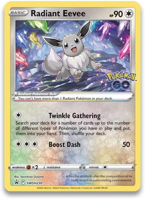 Pokémon GO Radiant Eevee Premium Collection Box - EN Einzelbett, Einzelbett