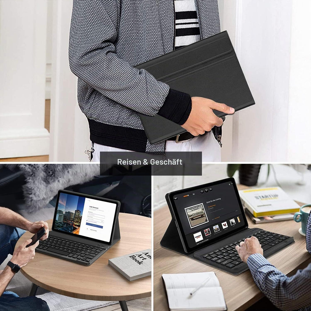 Wineecy Tastatur Hülle mit Schutzfolie für Surface Go 3 (2021)/ Surface Go 2 (2020) / Surface Go (20