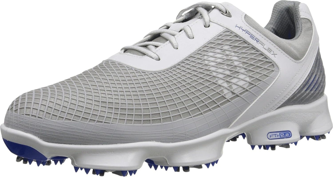Footjoy Herren Hyperflex Golfschuhe 42.5 EU Weiss Hyperflex Weiss Hellgrau Blau, 42.5 EU Wei&#xDF; H