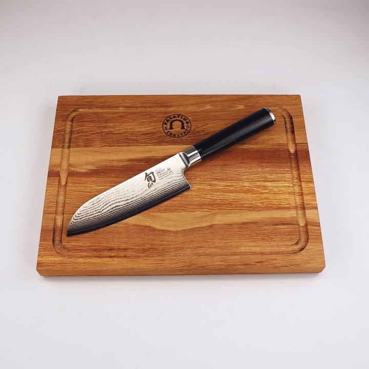 Kai Shun Classic Damastmesser Set, DM-0727, handliches Santokumesser aus Damaststahl mit 14 cm Kling
