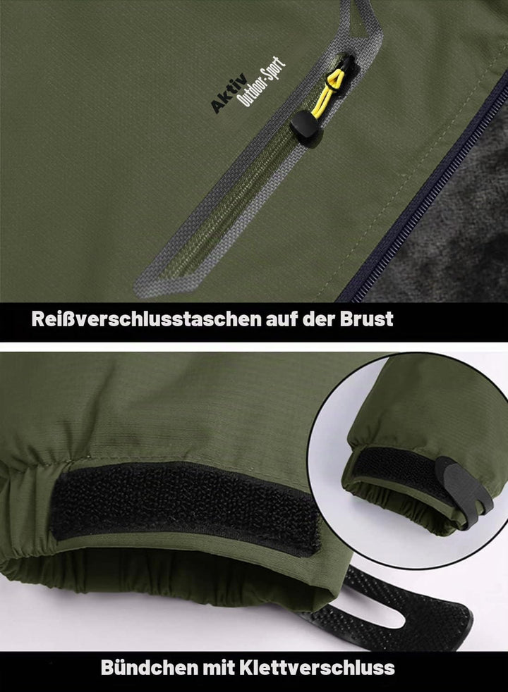 MAGCOMSEN Winterjacke Herren Warm Gefüttert Skijacke Wasserdicht Regenjacke Snowboardjacke Outdoor F