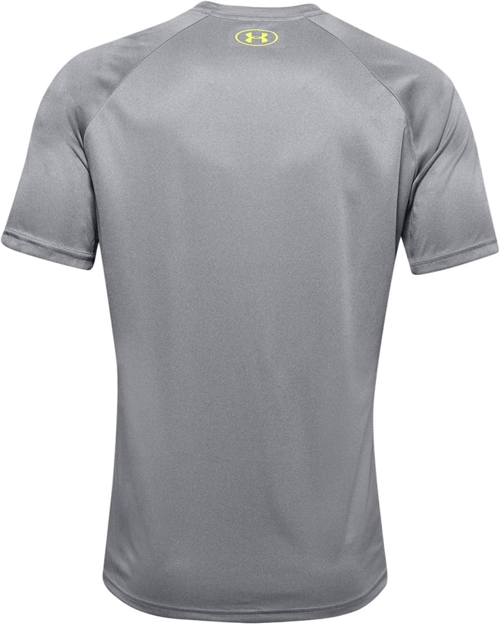 Under Armour Herren Fitness T-Shirt und Tank Tech Sportstyle Logo S Grau/Graphit/Grün, S Grau/Graphi
