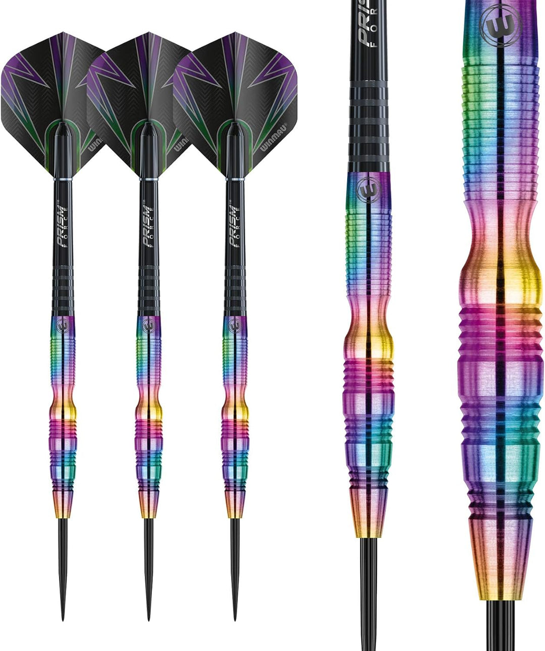 WINMAU Champions - Simon Whitlock 3: 24g Profi Wolfram Steeltip Dartpfeile Set mit Flights und Schäf