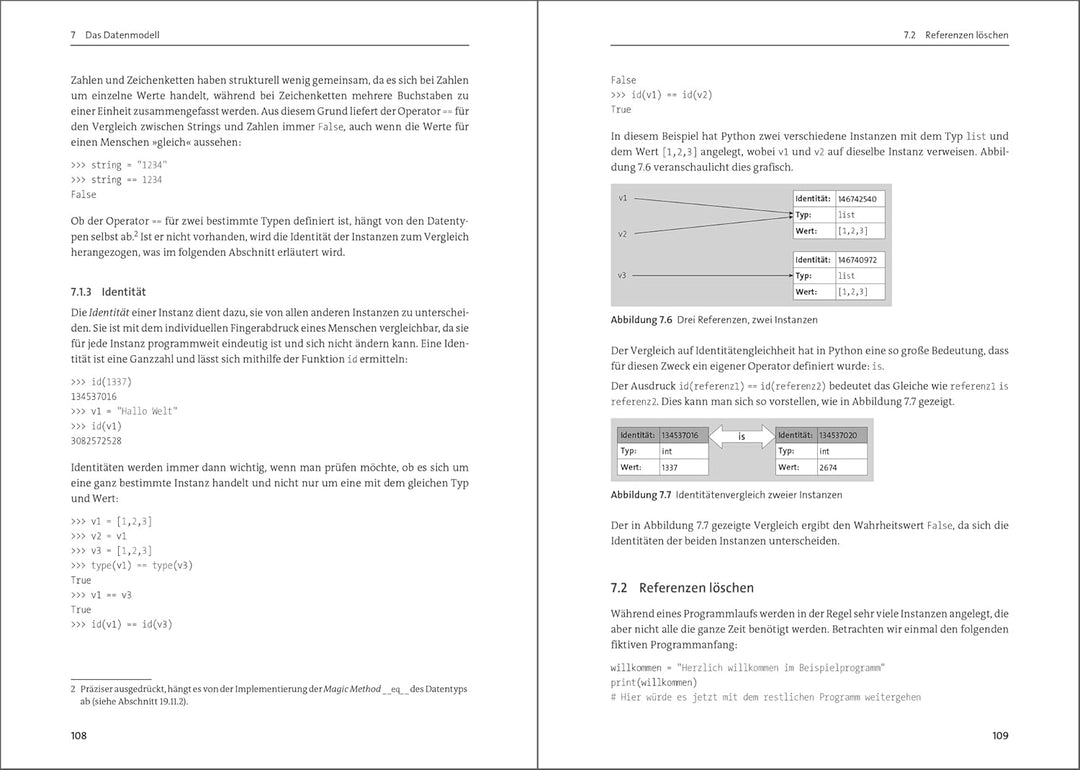 Python 3: Das umfassende Handbuch: Über 1.000 Seiten Sprachgrundlagen, OOP und Beispielprogramme