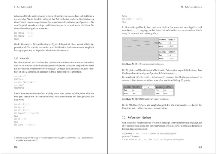 Python 3: Das umfassende Handbuch: Über 1.000 Seiten Sprachgrundlagen, OOP und Beispielprogramme