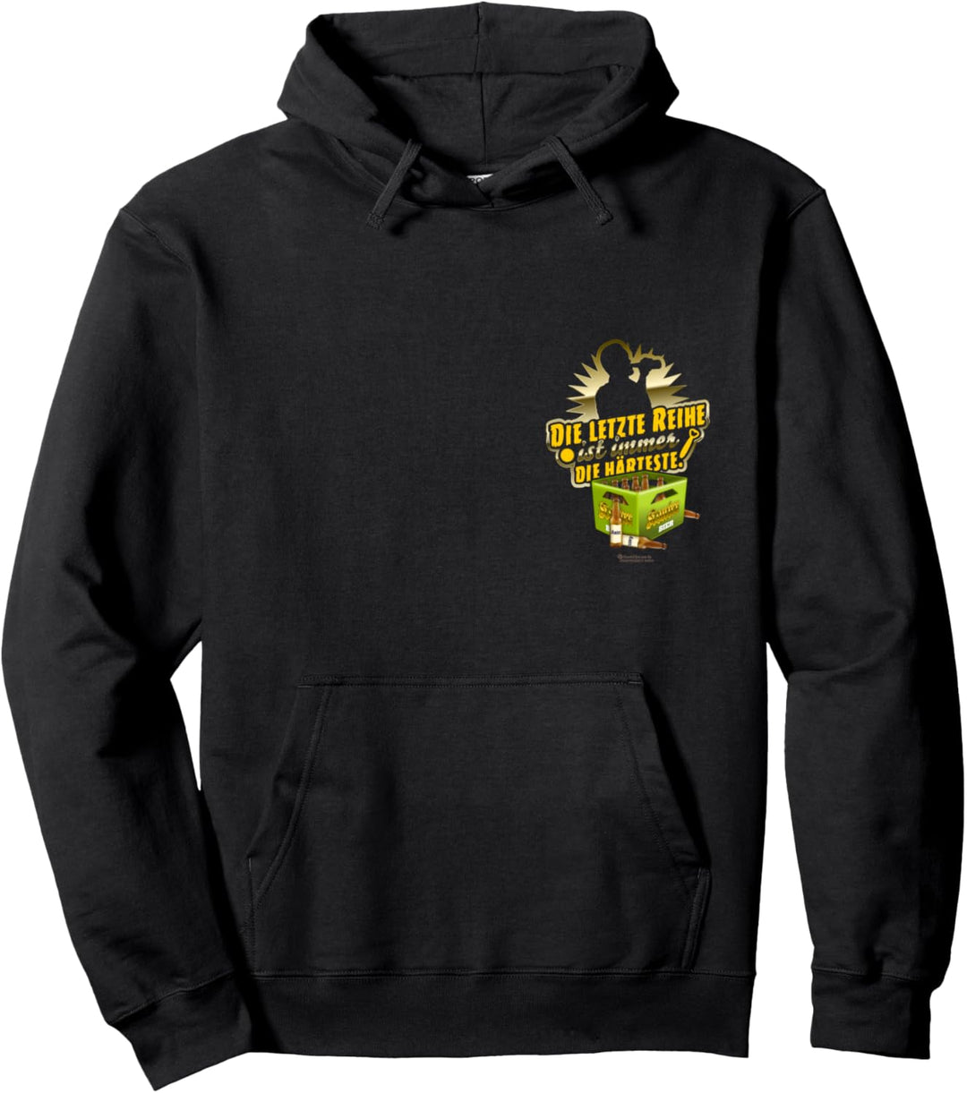 Bier Design Bierkasten und Spruch "Die letzte Reihe" Bier Pullover Hoodie