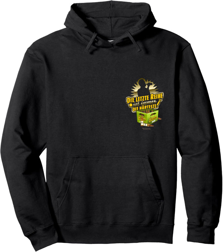 Bier Design Bierkasten und Spruch "Die letzte Reihe" Bier Pullover Hoodie