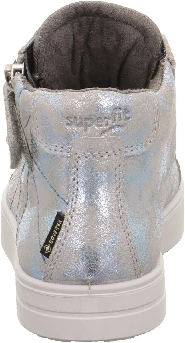 Superfit Mädchen Stella Sneaker 26 EU Schmal Hellgrau 2500, 26 EU Schmal Hellgrau 2500