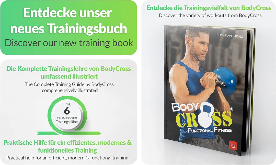 PREMIUM Schlingentrainer, Made in Germany, geprüft & zertifiziert, Slingtrainer Krafttraining Set fü