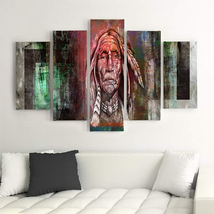 Feeby. Wandbild - 5 Teile - Deko Bilder, gedrucktes Bild, Deco Panel, Foto, Kunstdrucke, 5-Teilig, T