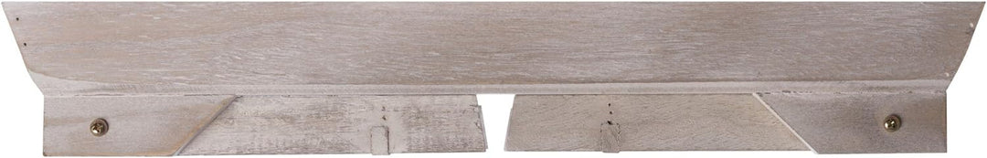 elbmöbel Betttablett Holz 48x33x25cm Serviertablett für Frühstück im Bett für 2 mit klappbaren Beine