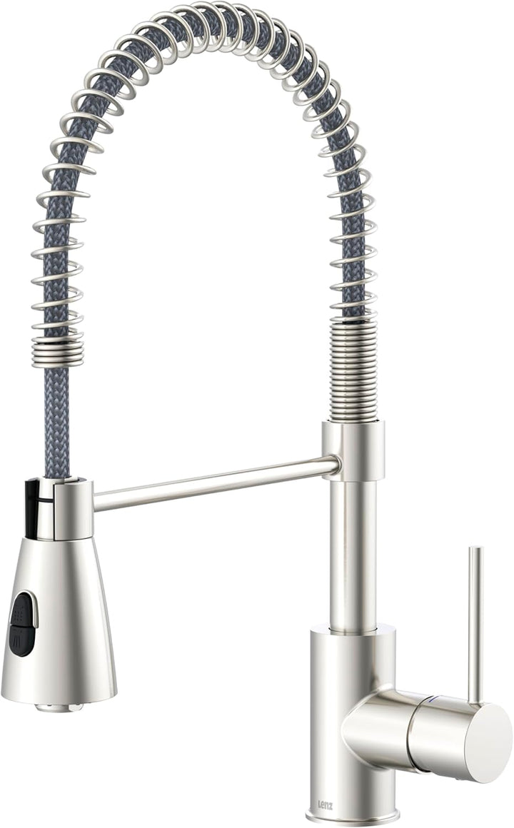 Lenz KALANI² Küchenarmatur mit Pendelbrause nickel-matt 46070322, Nickel-matt