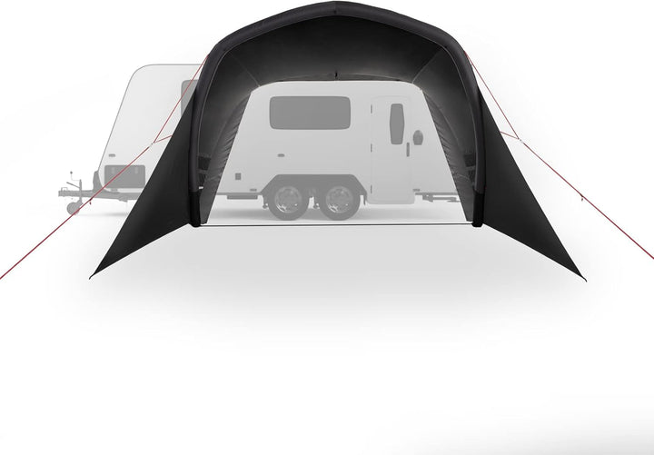 Air Motor Canopy Vorzelt aufblasbar mit UV-Schutz (UV80) & Dark-Coating - Busvorzelt passt für Bus,