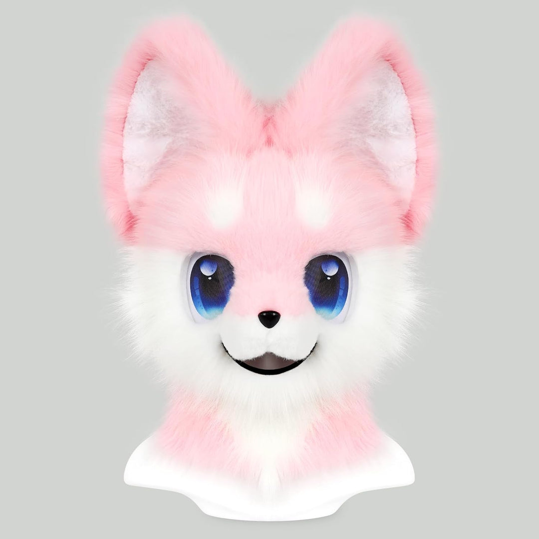 Tier Vollkopf Hund Maske Fursuit Therian Plüsch Realistische Masken für Party Halloween Cosplay Kost