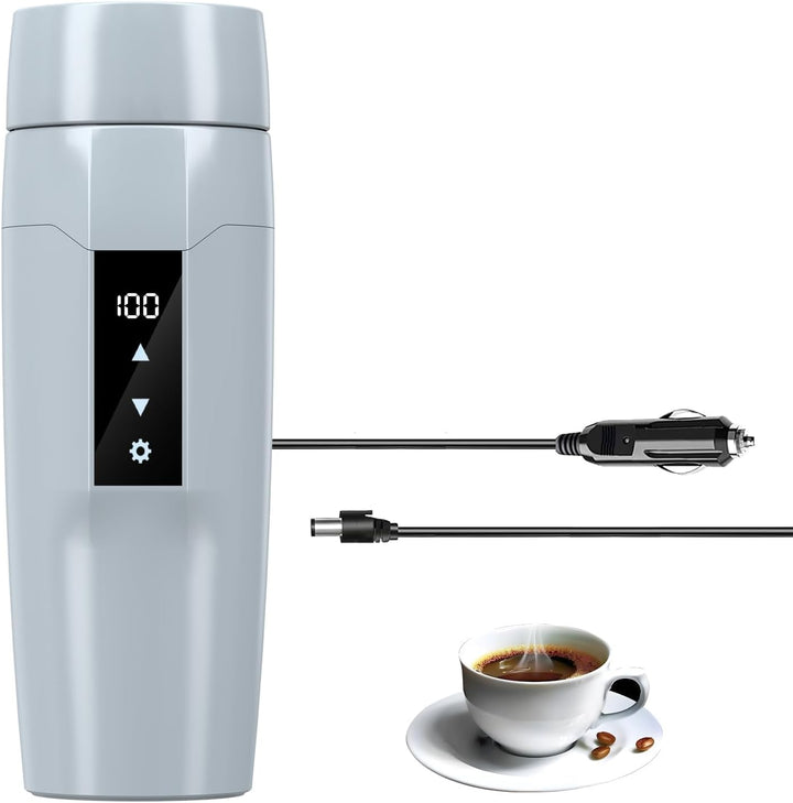 12V Auto elektrische Heizung Wasserkocher mit Temperaturregelung,40~100℃einstellbar,Mini tragbare el