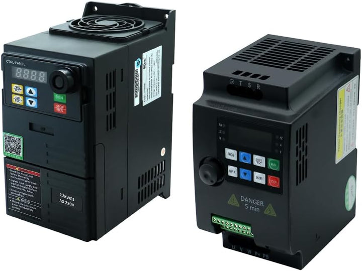 2.2KW Luftgekühlte Spindelmotor Set mit Frequenzumrichter, 80mm Halterung & ER20 Collet Set, 24000RP