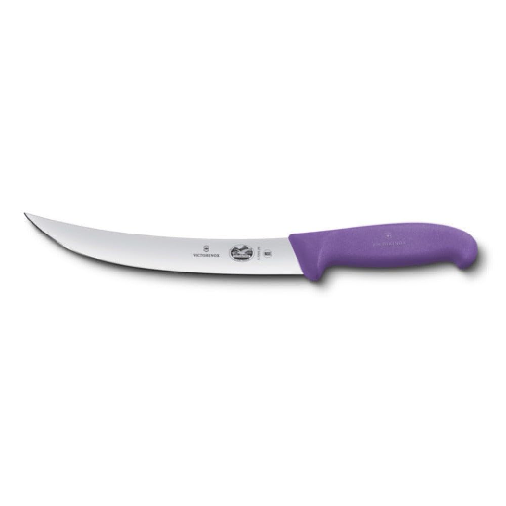 Victorinox Fibrox Schlachtmesser, Langes Zerlegemesser zum Zerteilen grosser Fleischstücke, 20 cm, G