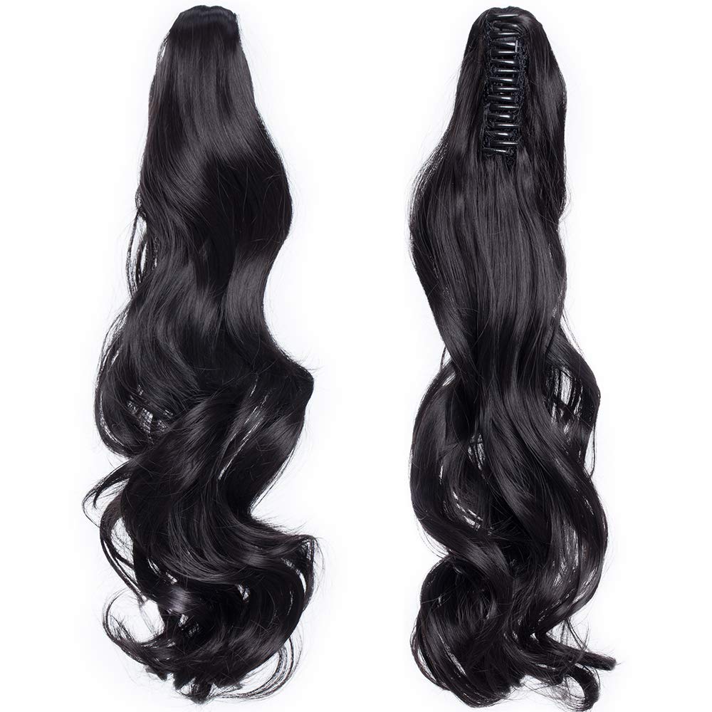 SEGO Ponytail Extension Pferdeschwanz Haarteil Haarverlängerung Zopf Hair Piece Haar Voluminös Wavy