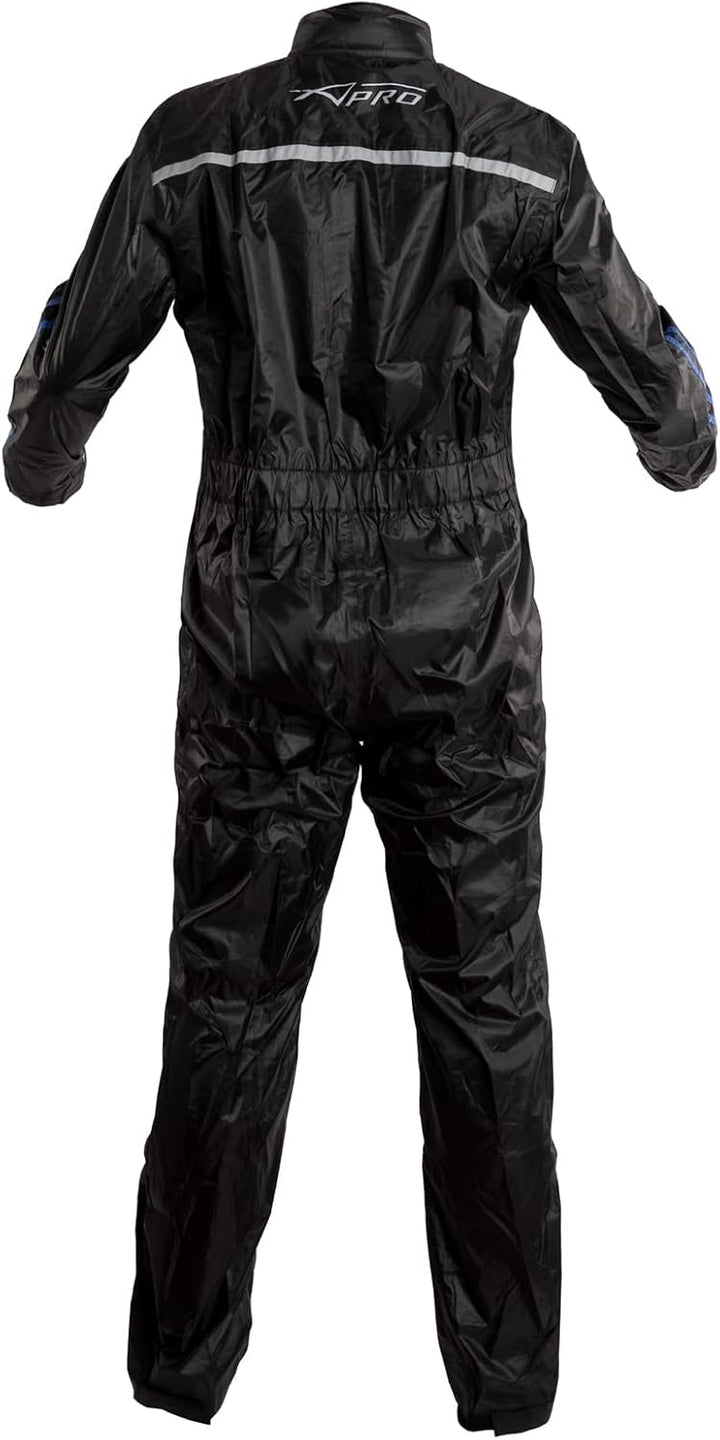 Regenkombi Regenanzug Regenjacke Motorrad Wasserdicht Regenhose Blau M M Blau, M Blau