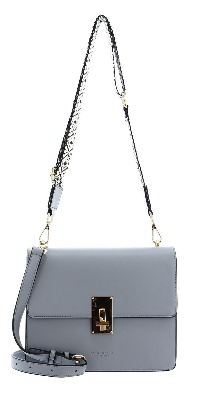 SEIDENFELT MANUFAKTUR Birsta Bag Soft Blue/Gold
