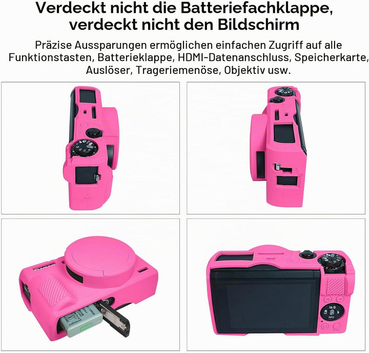 Easy Hood PowerShot G7 X III Kameratasche Silikon hülle für Canon Mark III Digitalkamera Taschen für