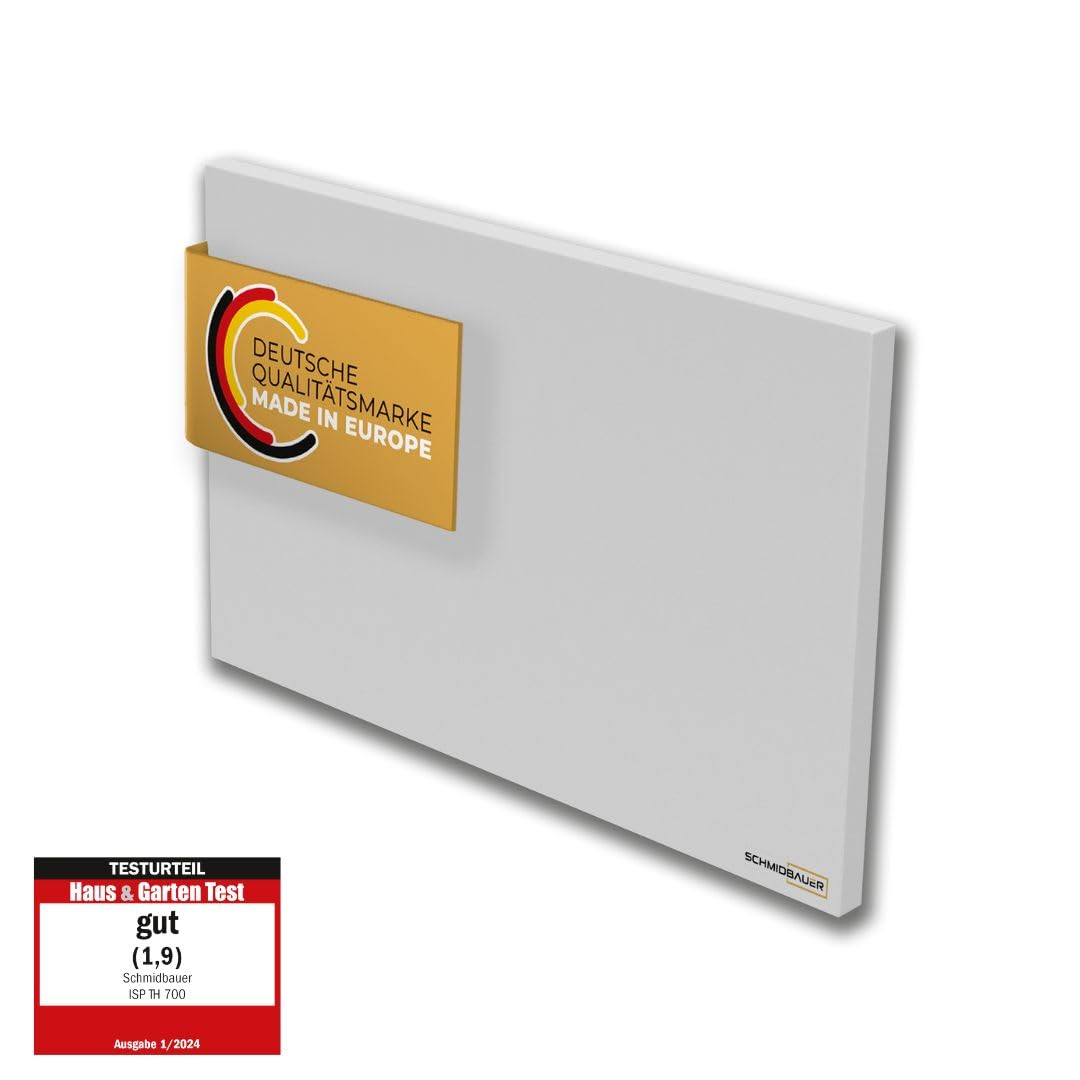 SCHMIDBAUER® Infrarotheizung Concept 300 Watt - inkl. Montagezubehör - Wand/Deckenhalterung - deutsc